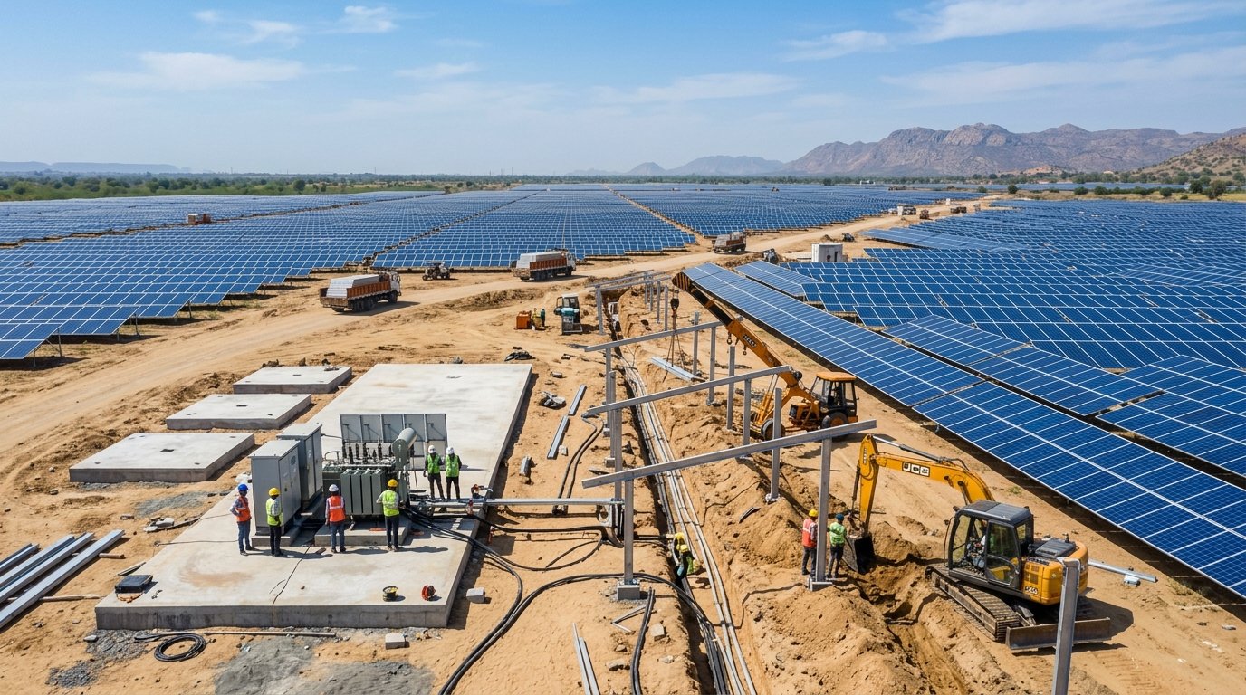 Solar Power Plant Works
